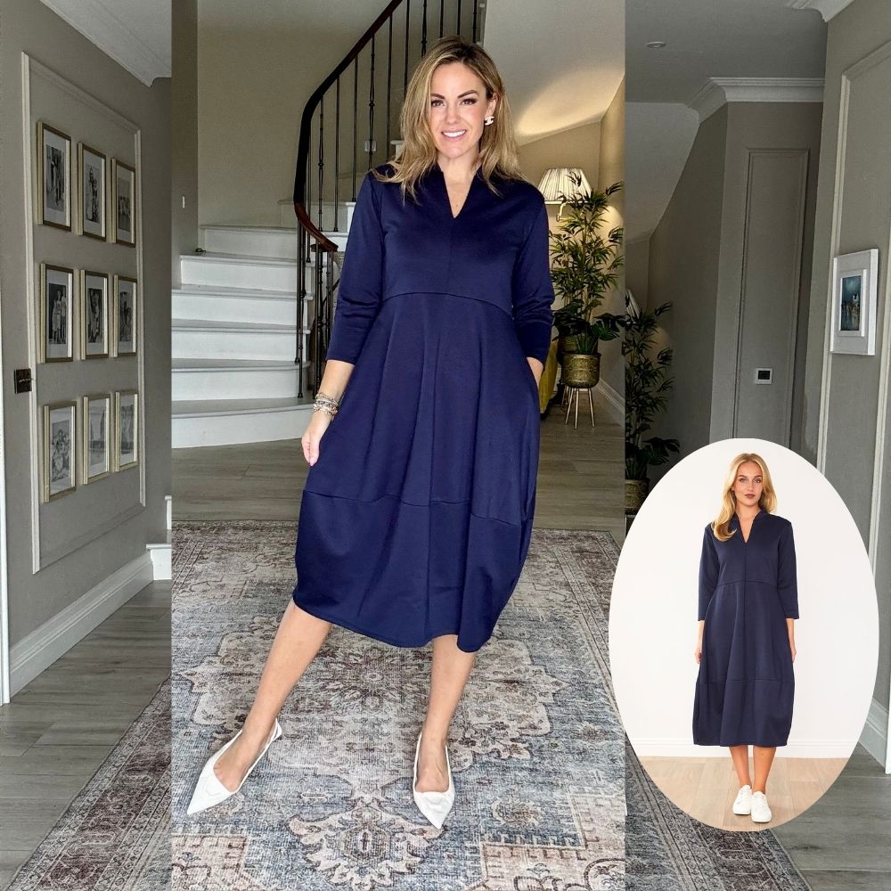 Pheobe Dress (Navy)