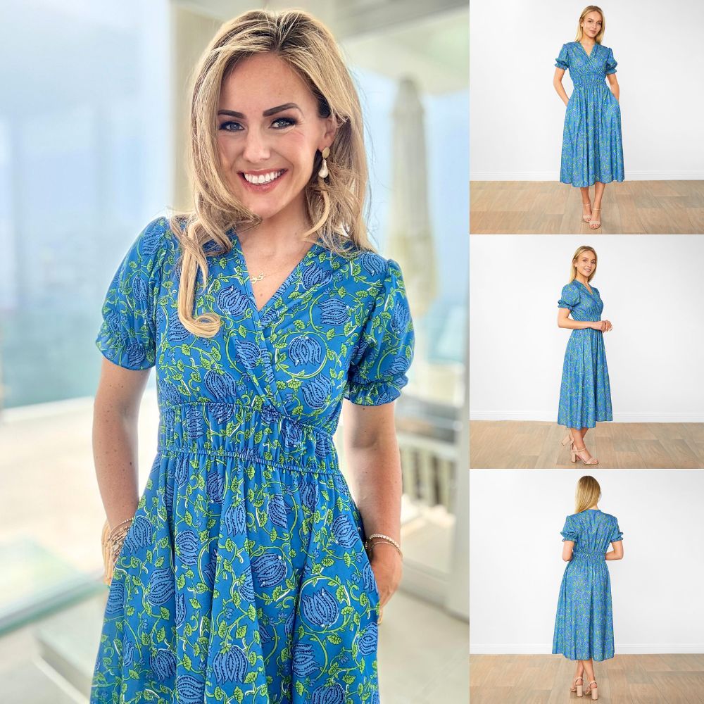 Bonnie Dress (Blue Lotus)