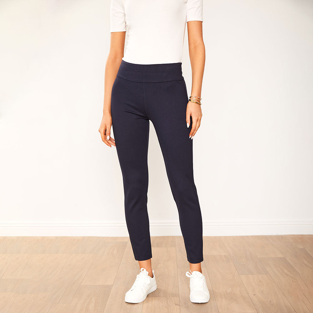 Holly Stretch Spandex Leggings (Navy)