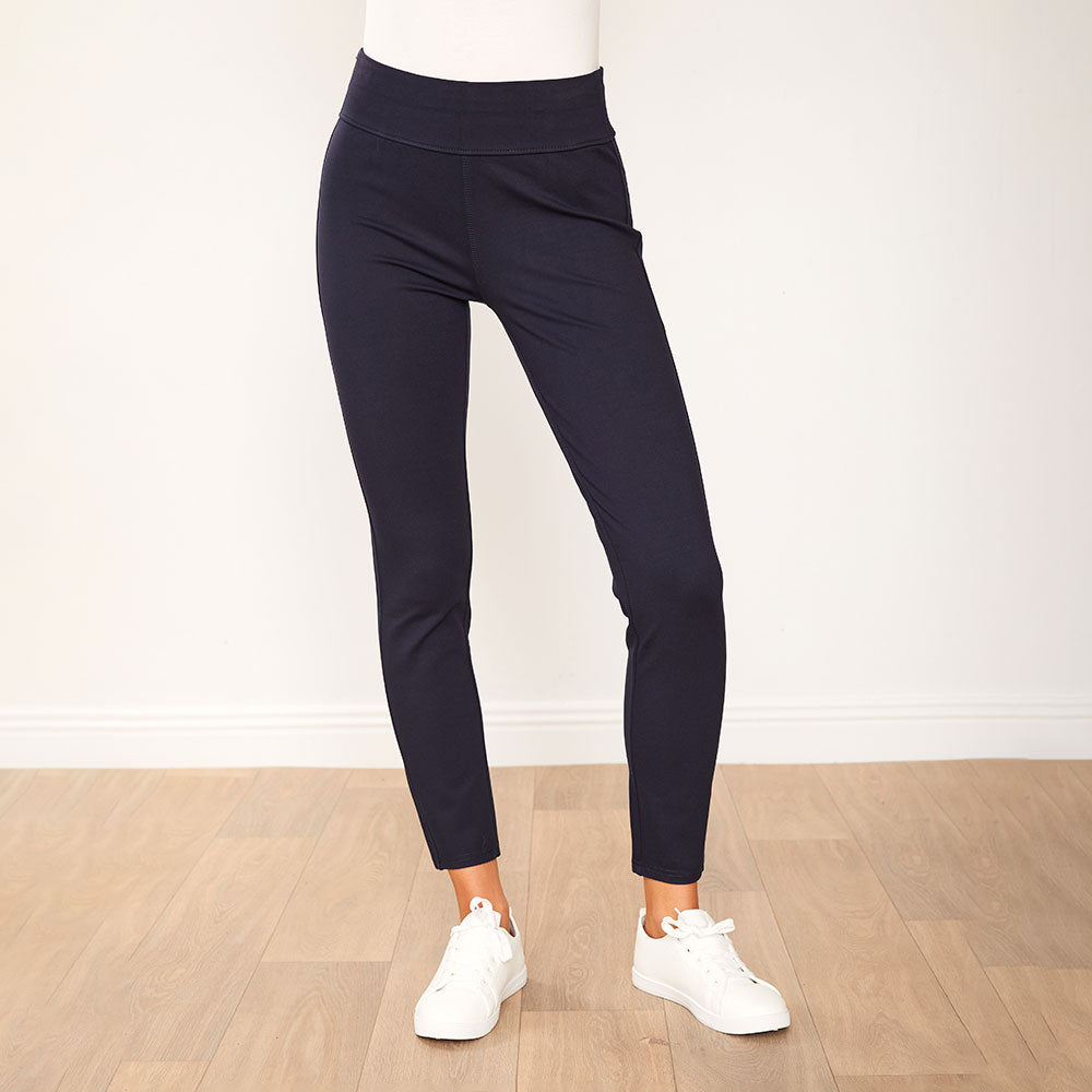 Holly Stretch Spandex Leggings (Navy)