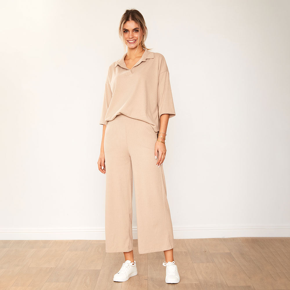 Alice Co-Ord (Cream) - The Casual Company