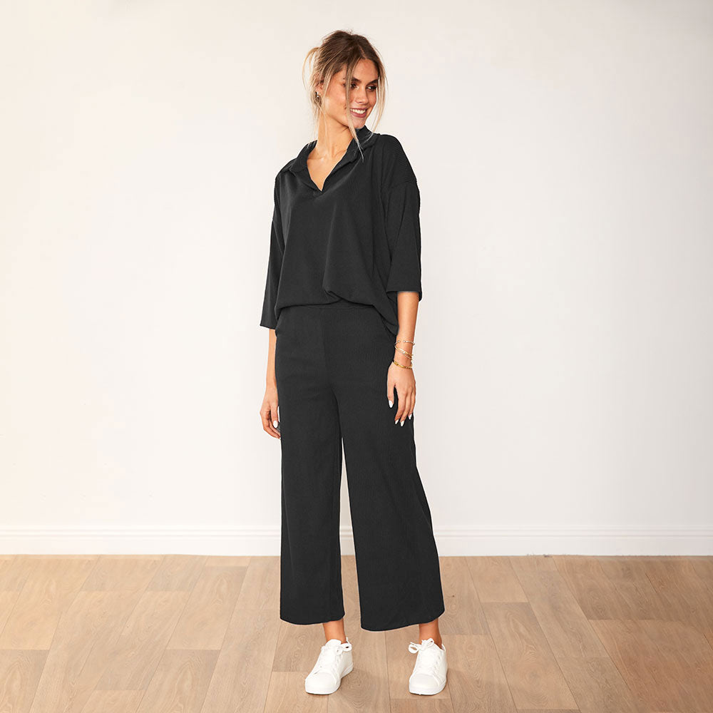 Alice Co-Ord (Black) - The Casual Company