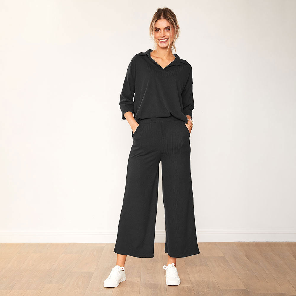 Alice Co-Ord (Black) - The Casual Company