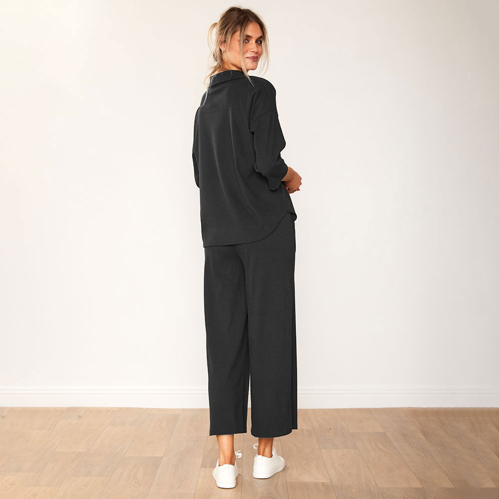 Alice Co-Ord (Black) - The Casual Company