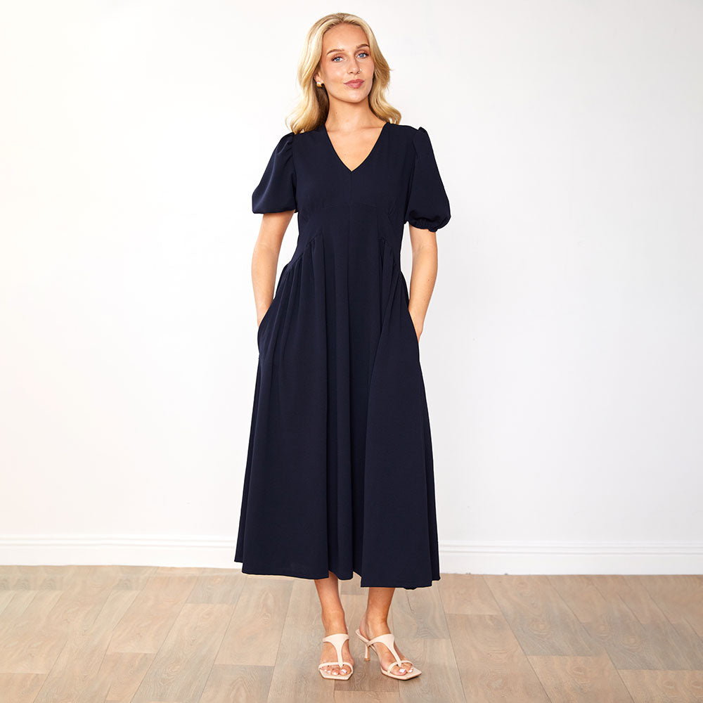 Nicole Dress (Navy)