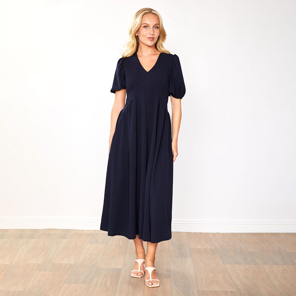 Nicole Dress (Navy)