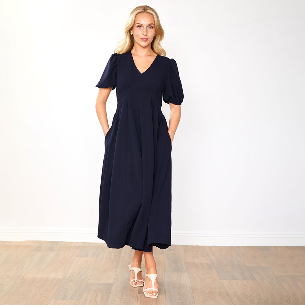 Nicole Dress (Navy)