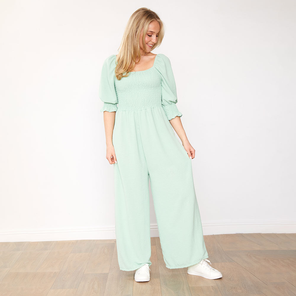 Athena Jumpsuit (Mint)
