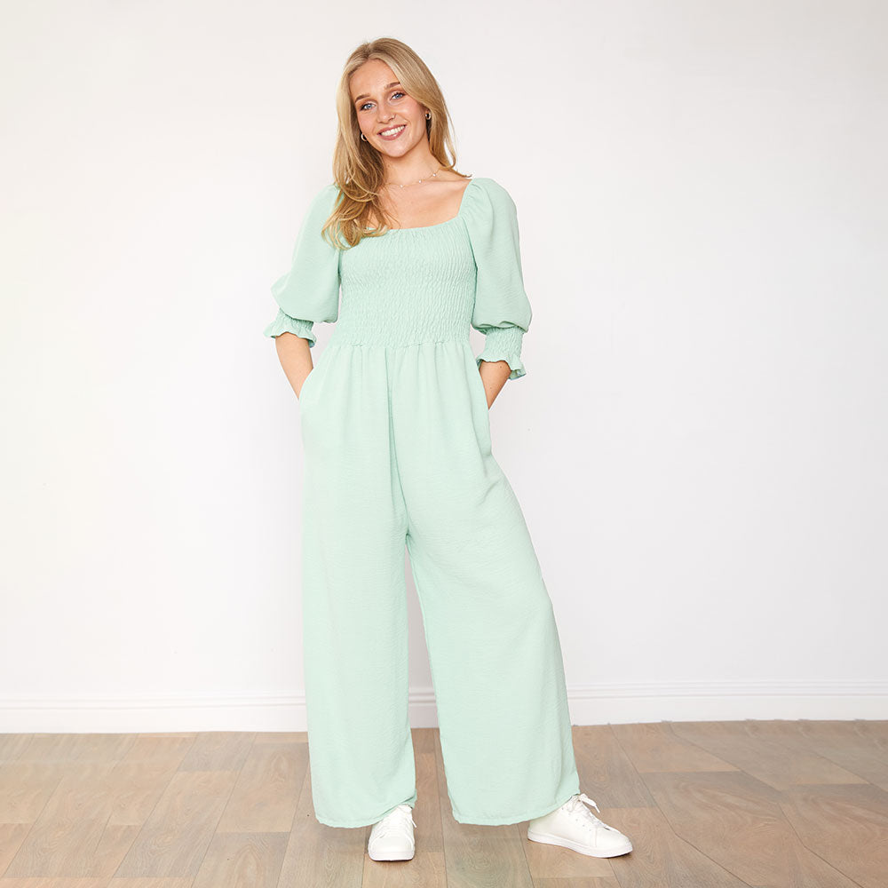 Athena Jumpsuit (Mint)