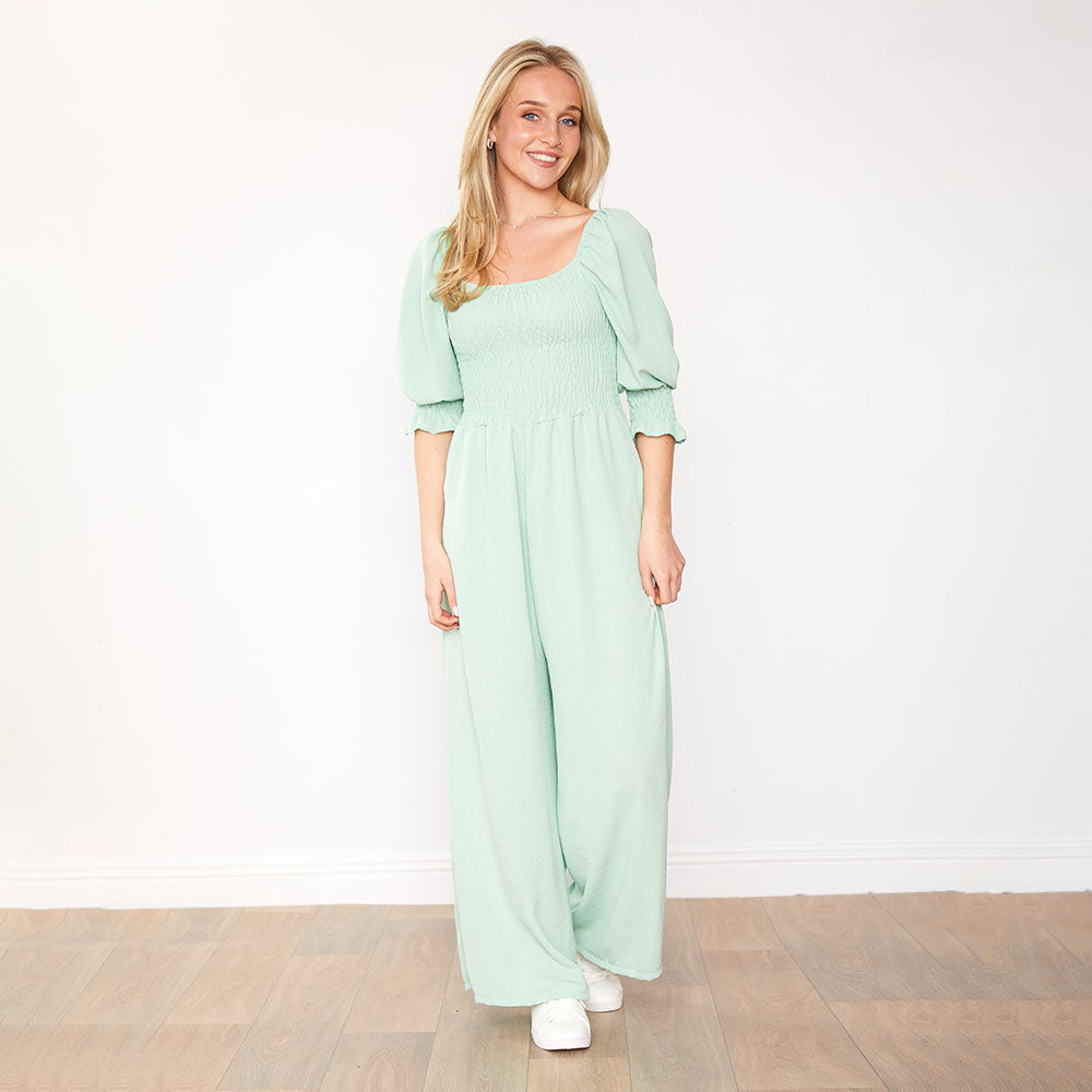 Athena Jumpsuit (Mint)