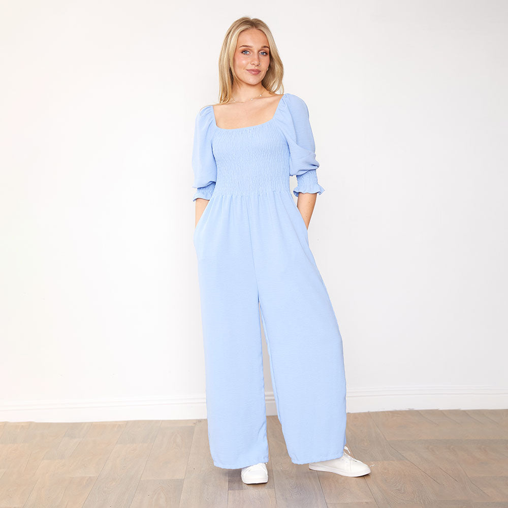 Athena Jumpsuit (Blue)