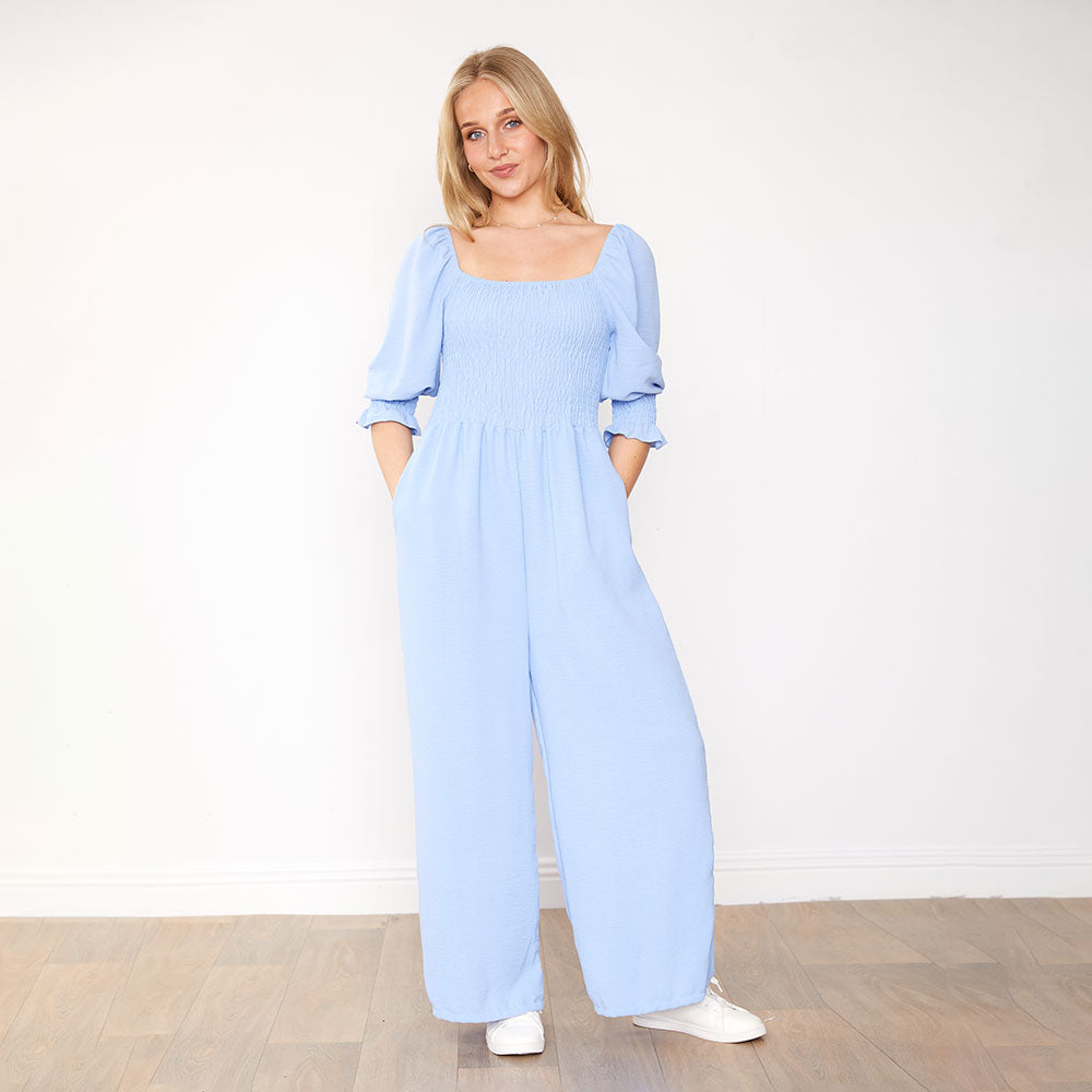 Athena Jumpsuit (Blue)