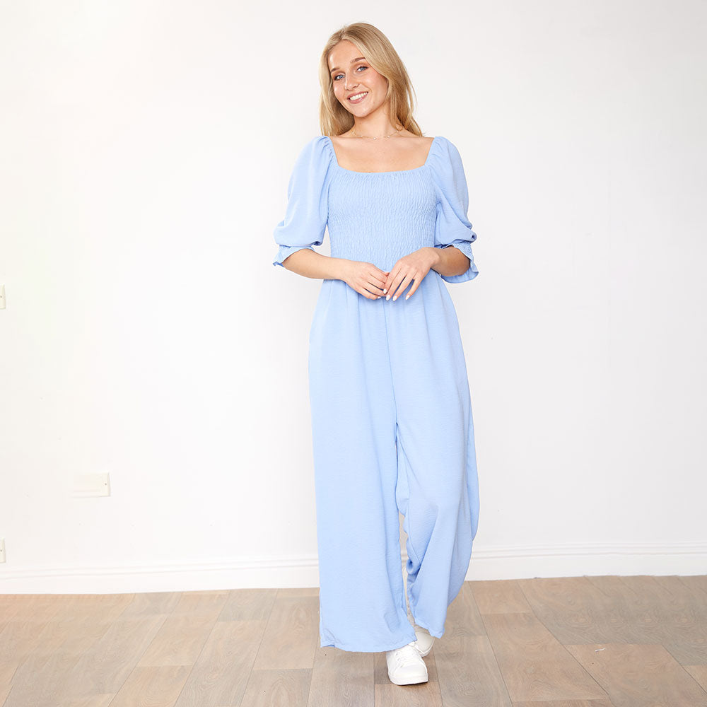 Athena Jumpsuit (Blue)