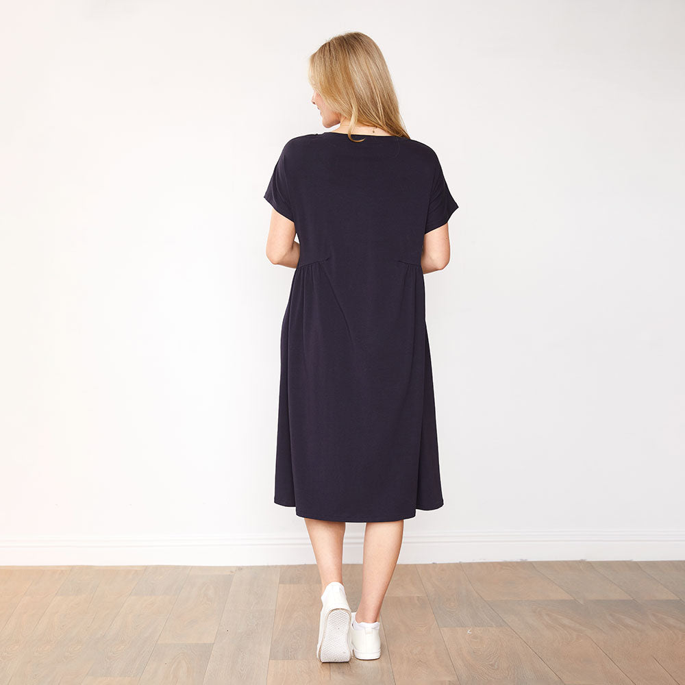 Aaliyah Dress (Navy)