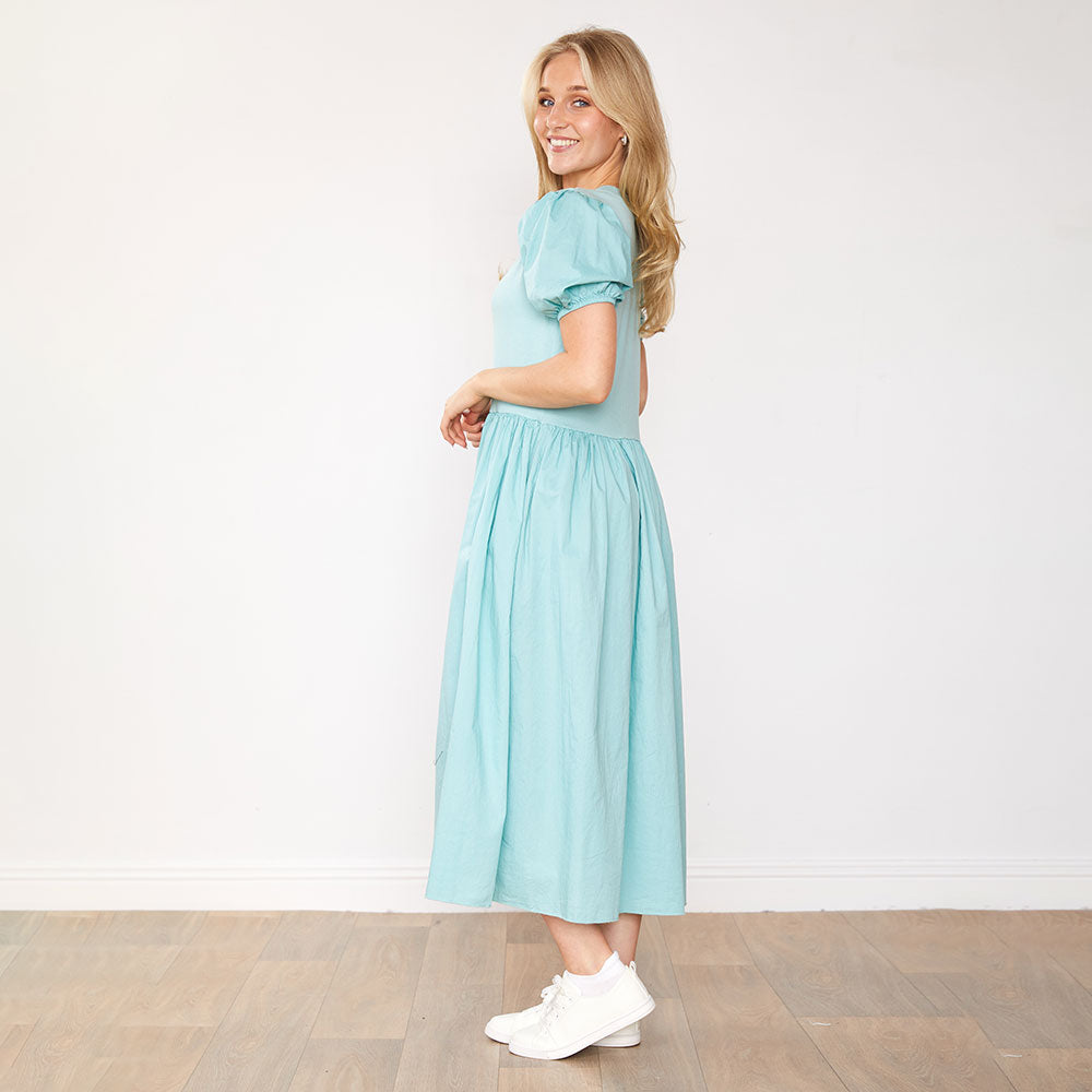 Mandi Dress (Aqua)