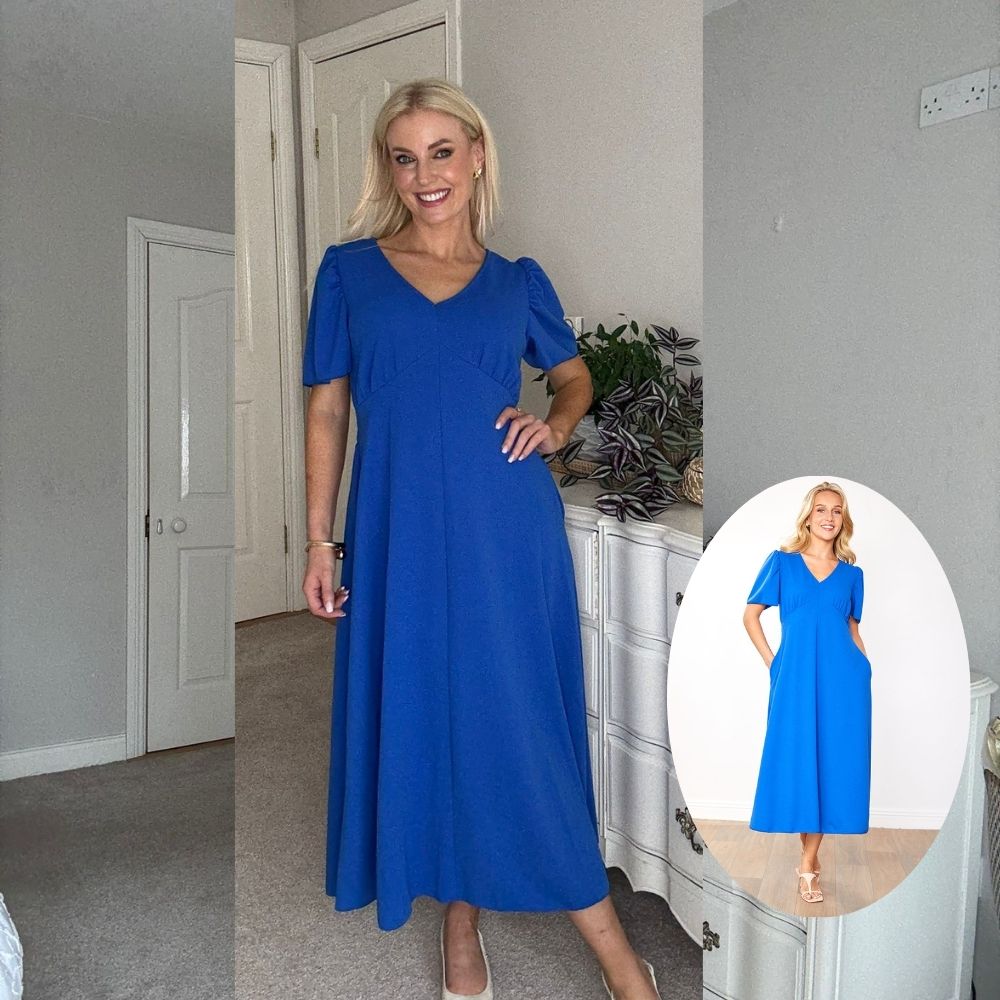 Whitney Dress (Cobalt)