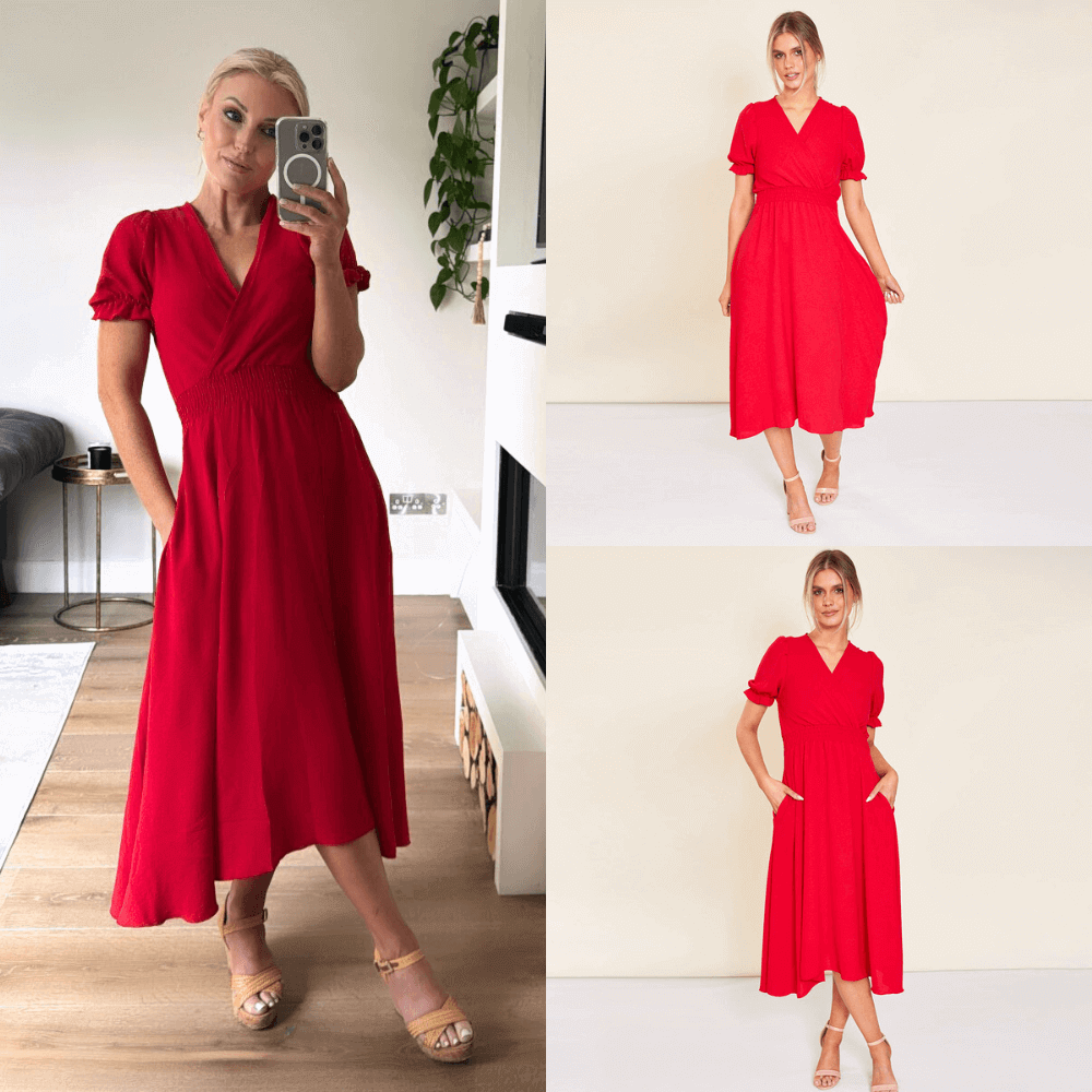 Belle Dress (Red)