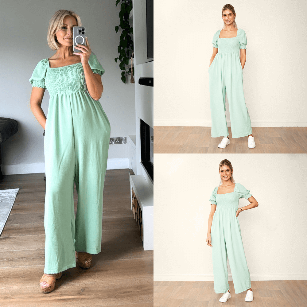 Camilla Jumpsuit (Mint)