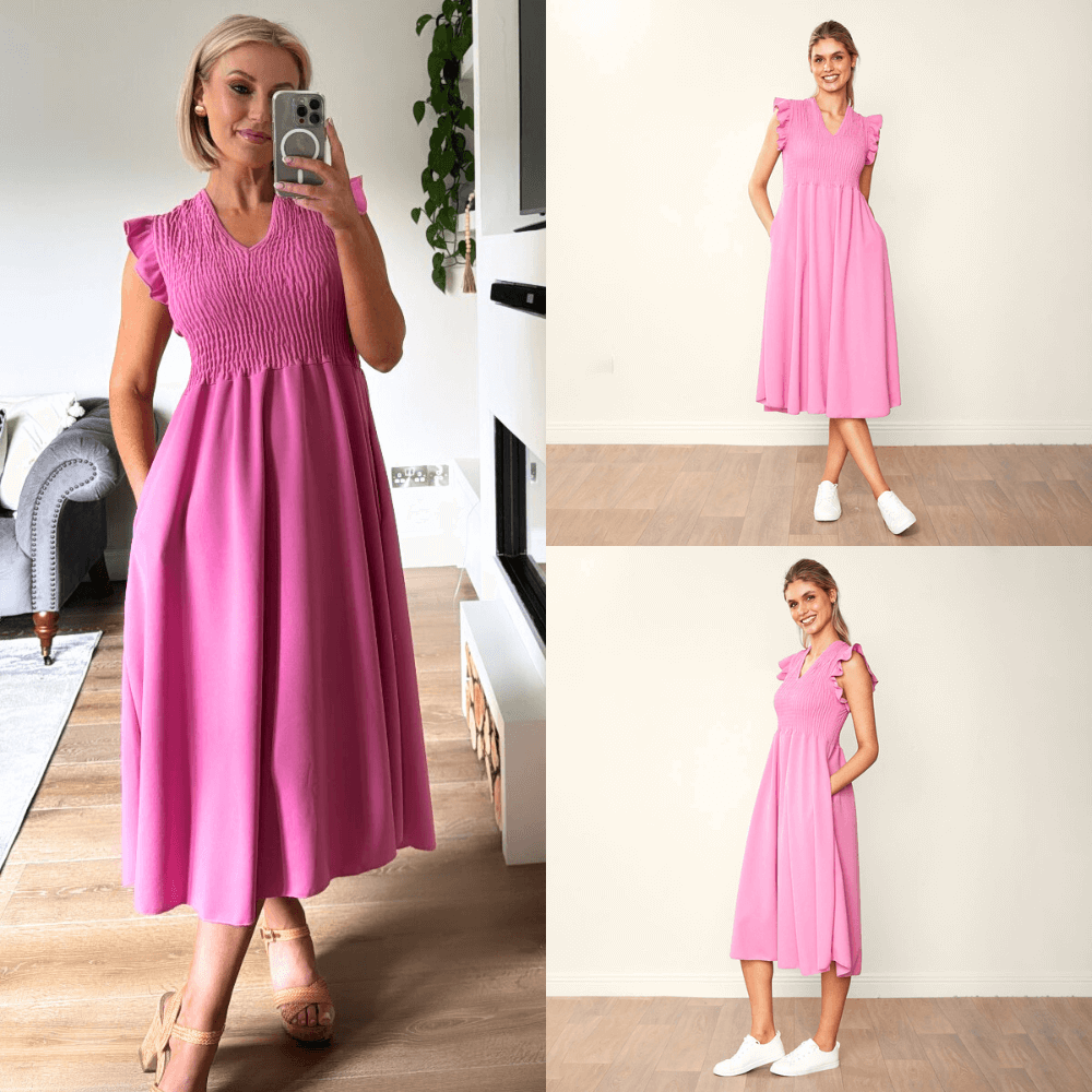 Sienna Dress (Pink)