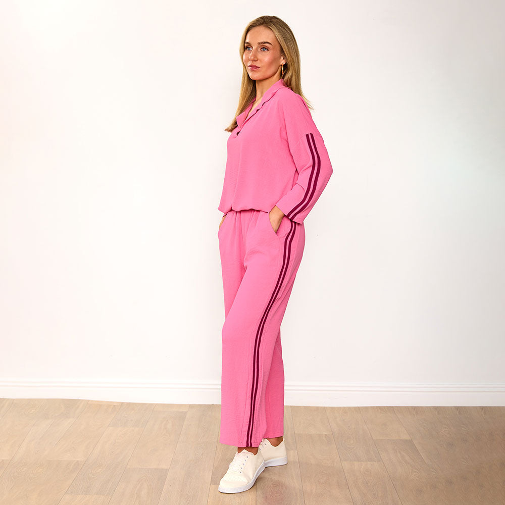 Clara Co-Ord (Pink/Berry)