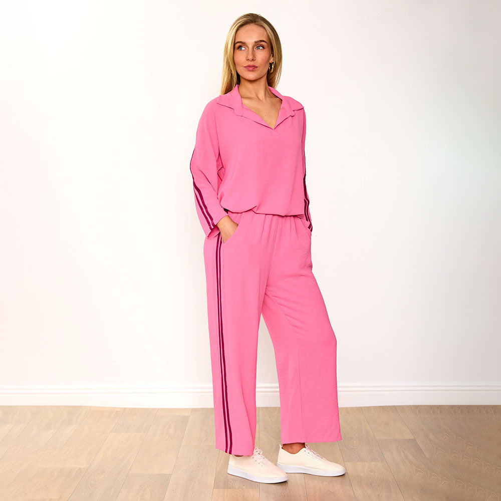Clara Co-Ord (Pink/Berry)