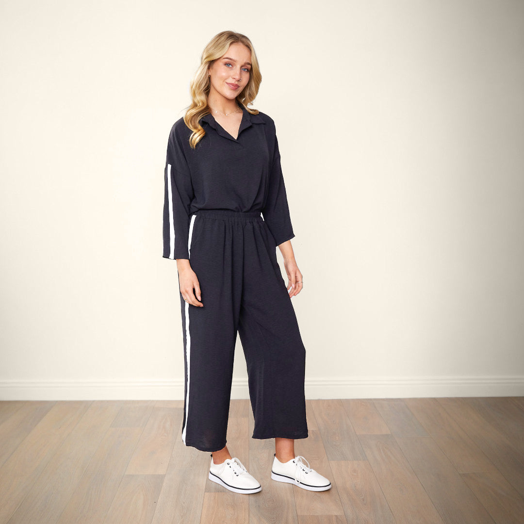 Clara Co-Ord (Black & White)