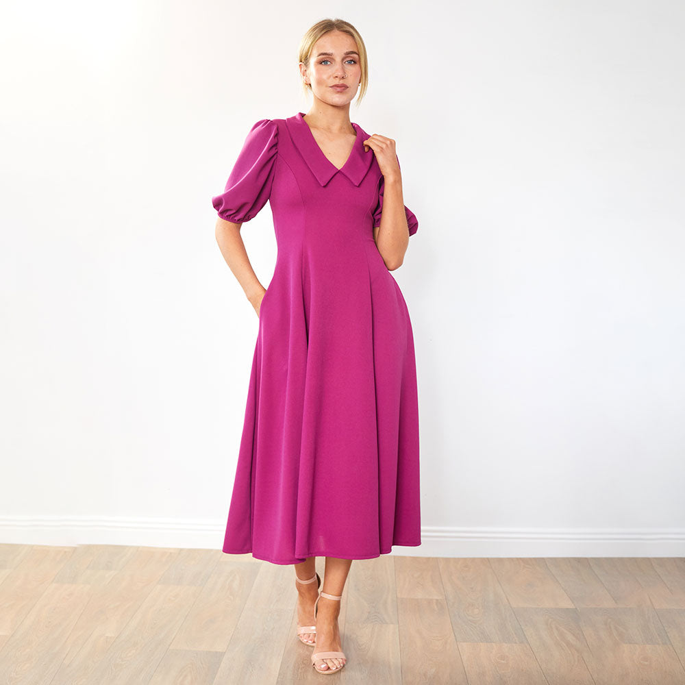 Cora Dress (Berry)