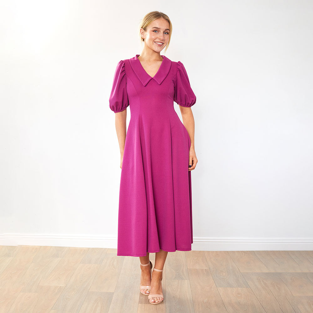 Cora Dress (Berry)
