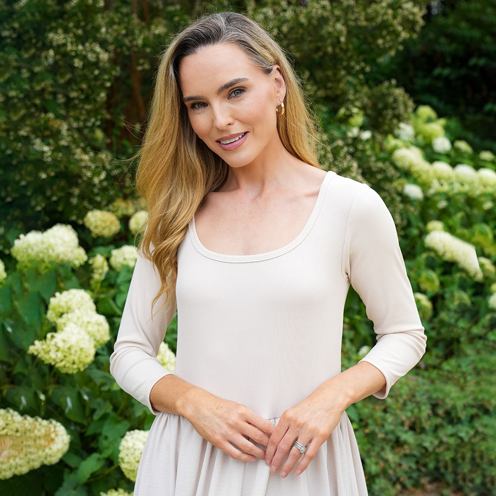 Jackie Dress (Cream)