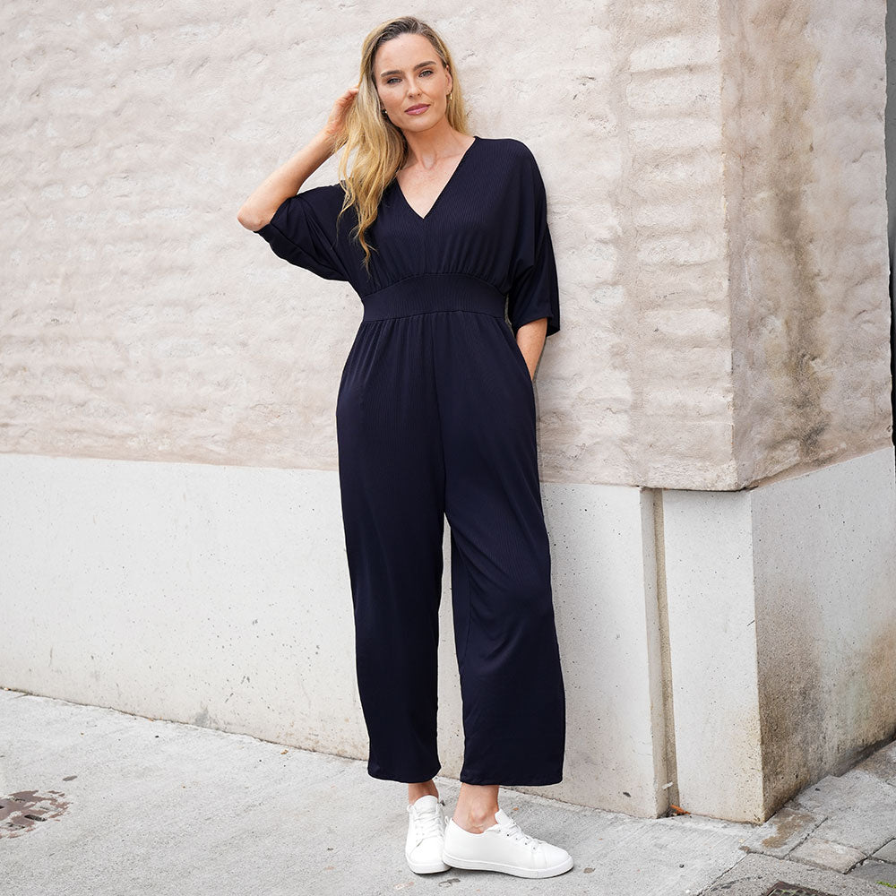 Ester Jumpsuit (Navy)