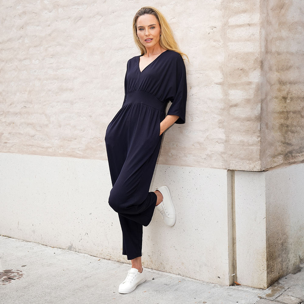 Ester Jumpsuit (Navy)