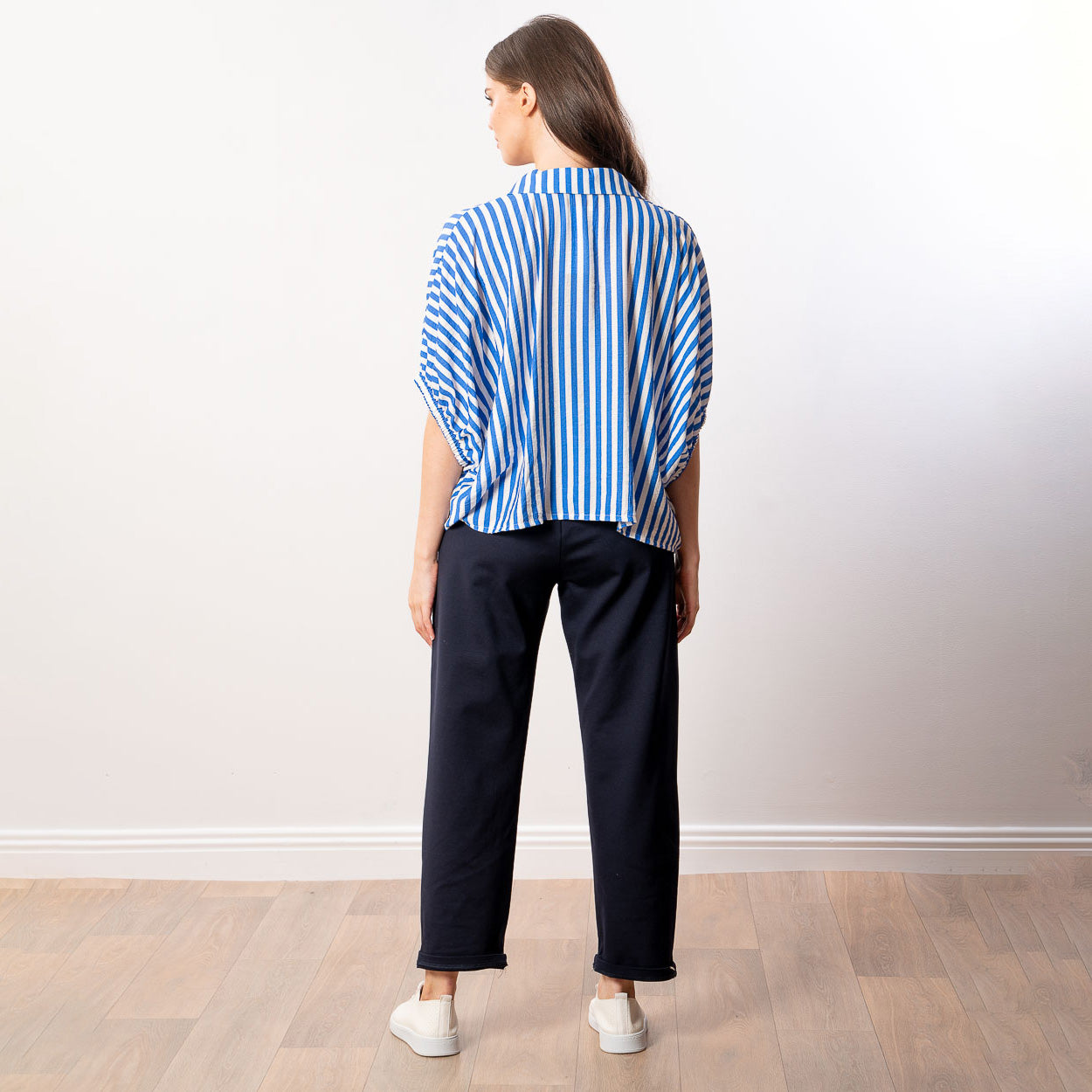 Athena Stripe Top (Blue)