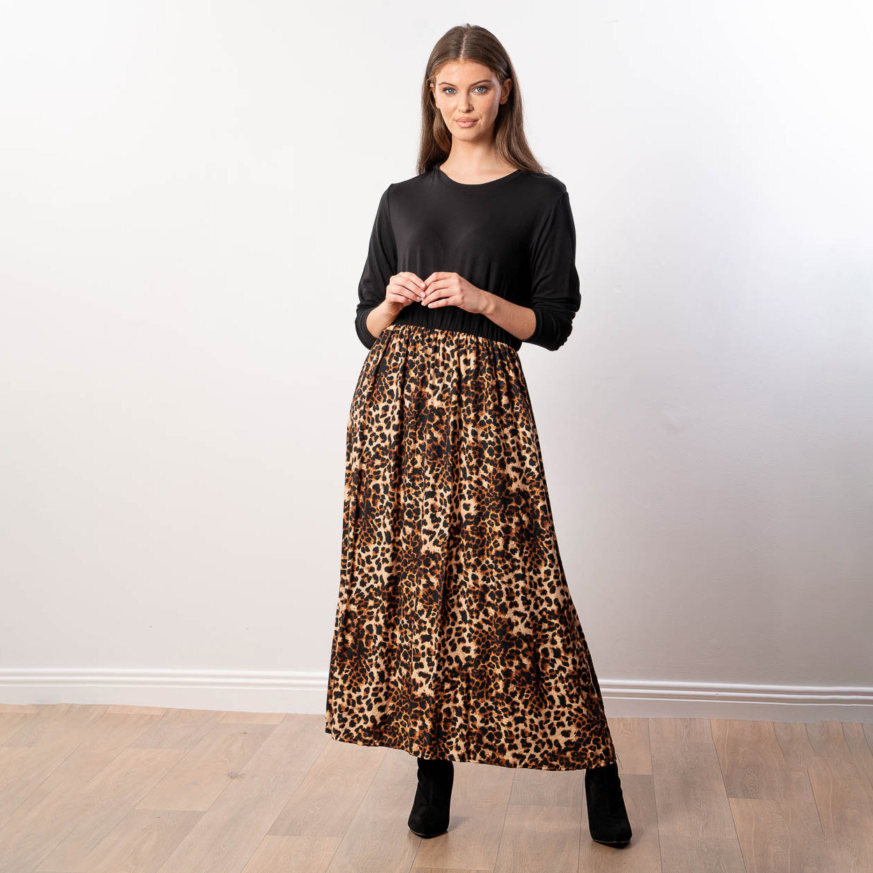 Audrey Dress (Leopard)