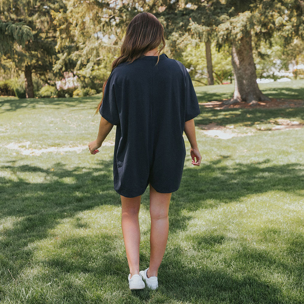 Desi Playsuit (Navy)