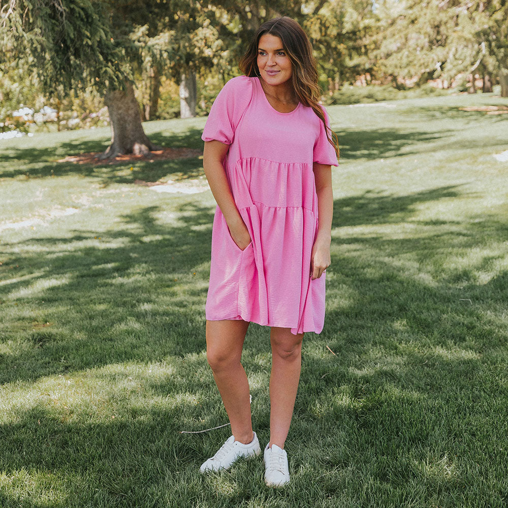 Donna Dress Green & Pink (2 for €66)