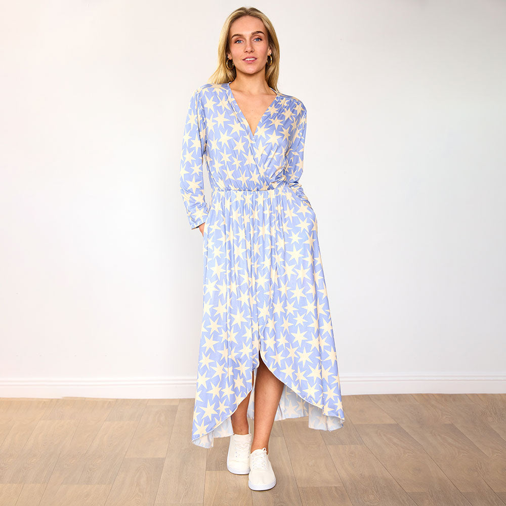 Cara Dress – Starlight Blue