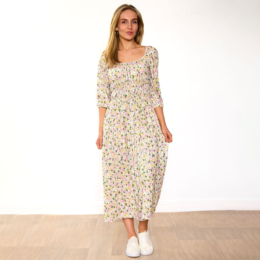 Lainey Dress (Spring Yellow)