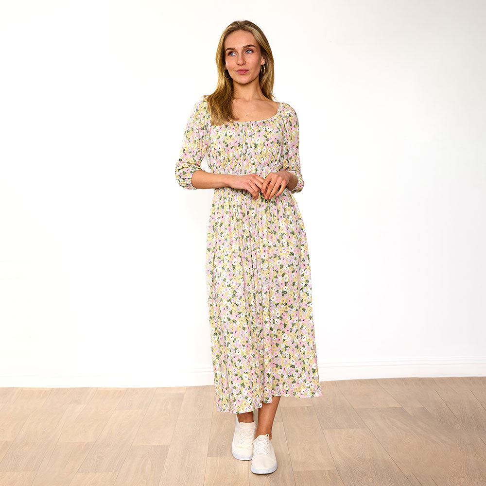 Lainey Dress (Spring Yellow)