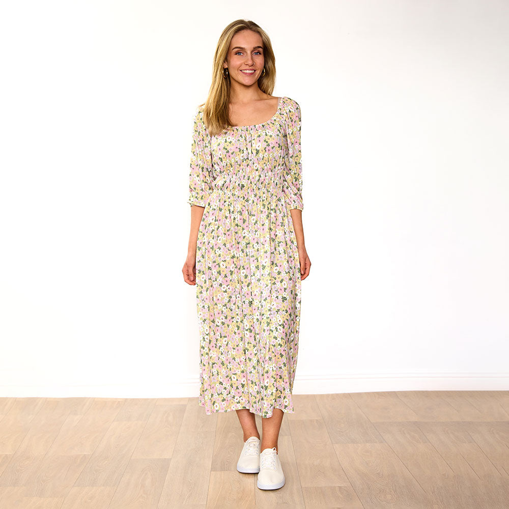 Lainey Dress (Spring Yellow)