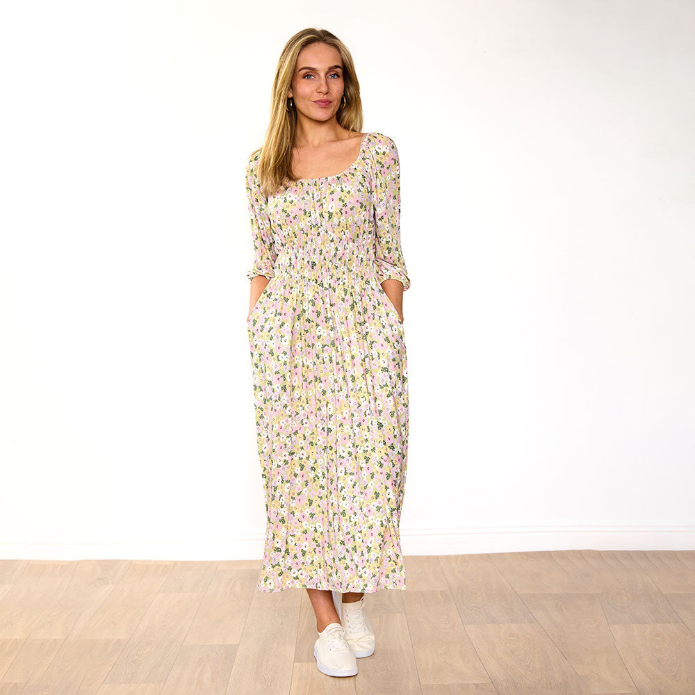 Lainey Dress (Spring Yellow)