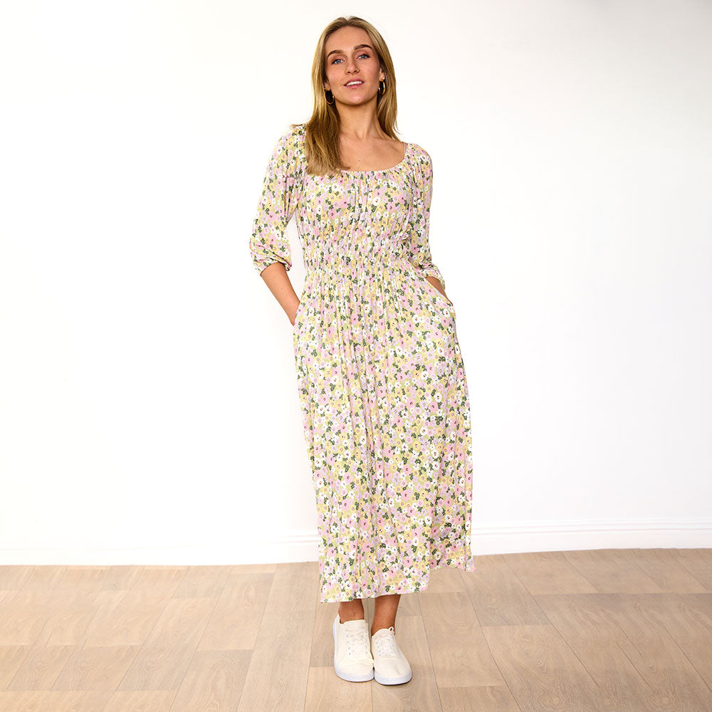 Lainey Dress (Spring Yellow)