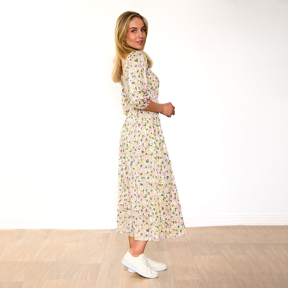 Lainey Dress (Spring Yellow)