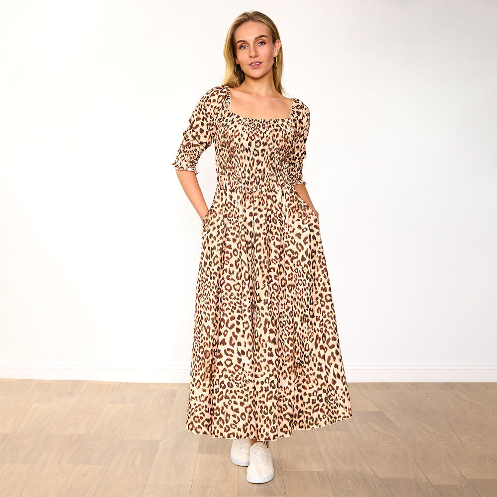 Marla Dress (Leopard)