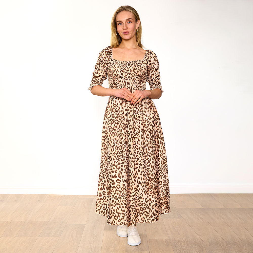 Marla Dress (Leopard)