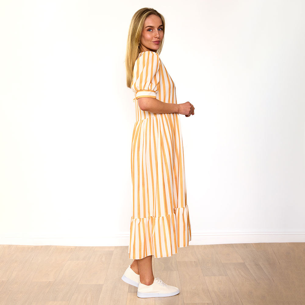 Lola Dress (Yellow Stripe)