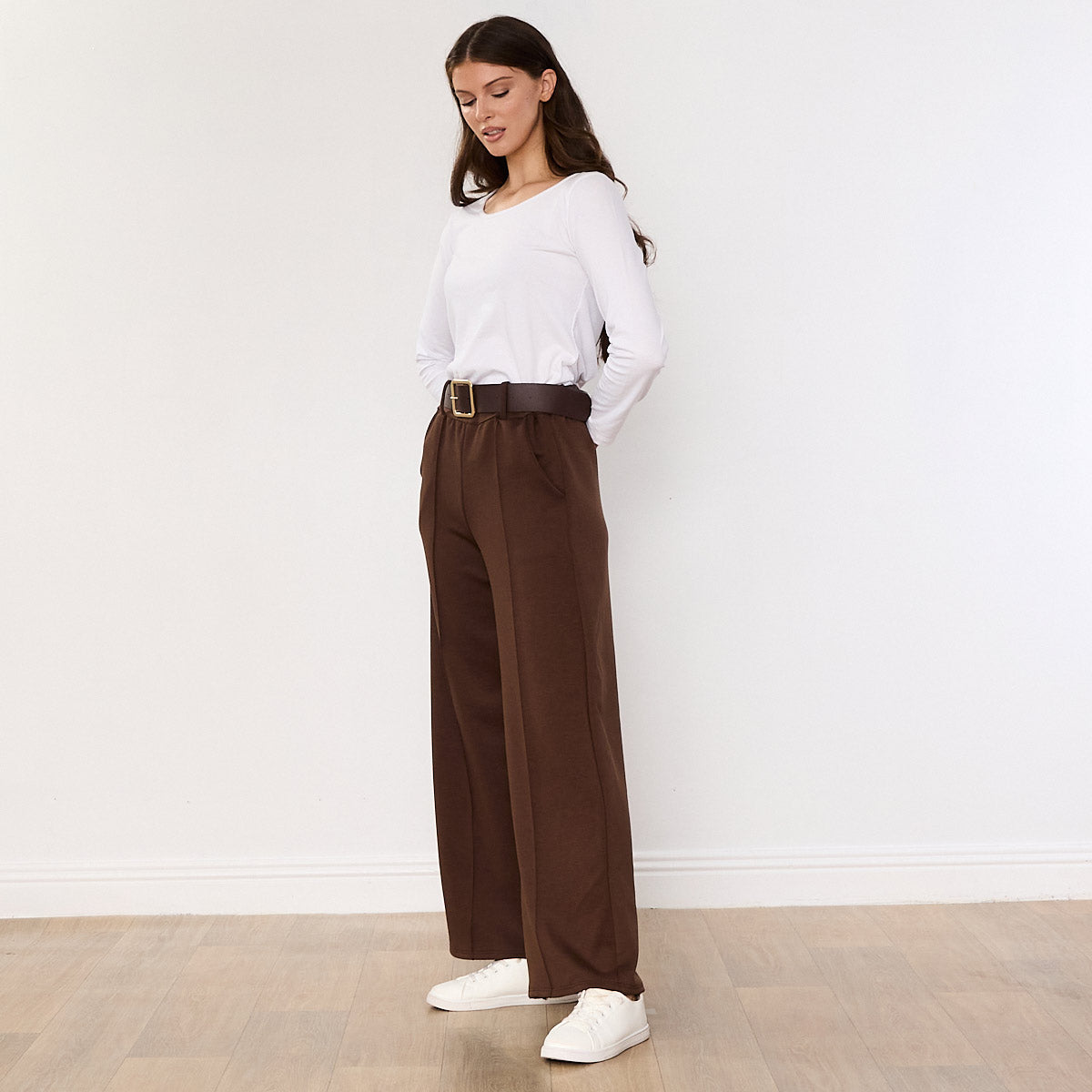 Ellana Trousers (Brown)