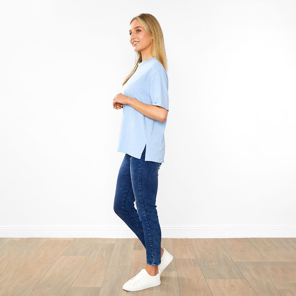 Elle Top Navy & Baby Blue (2 for €35)