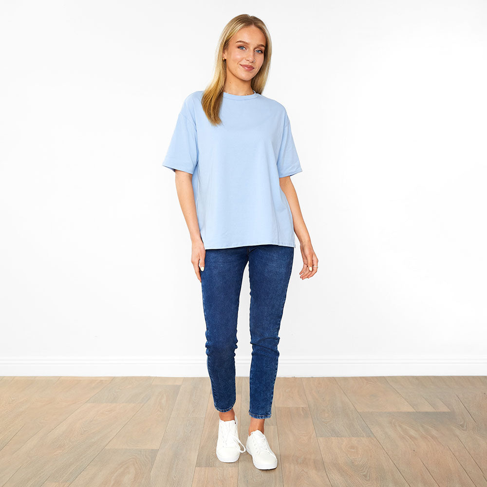 Elle Top Navy & Baby Blue (2 for €35)