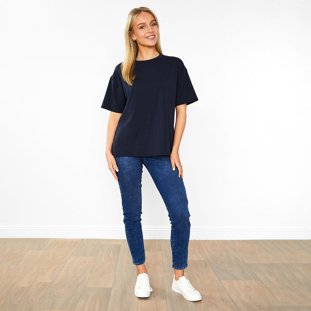 Elle Top Navy & Baby Blue (2 for €35)
