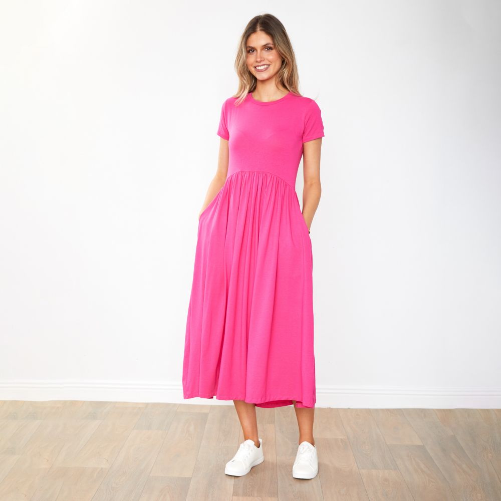 Elsa Dress (Fuschia)